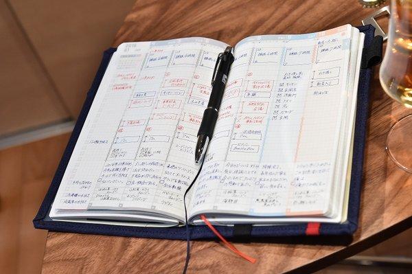男主作息的显示方式,也参照了这本手帐.