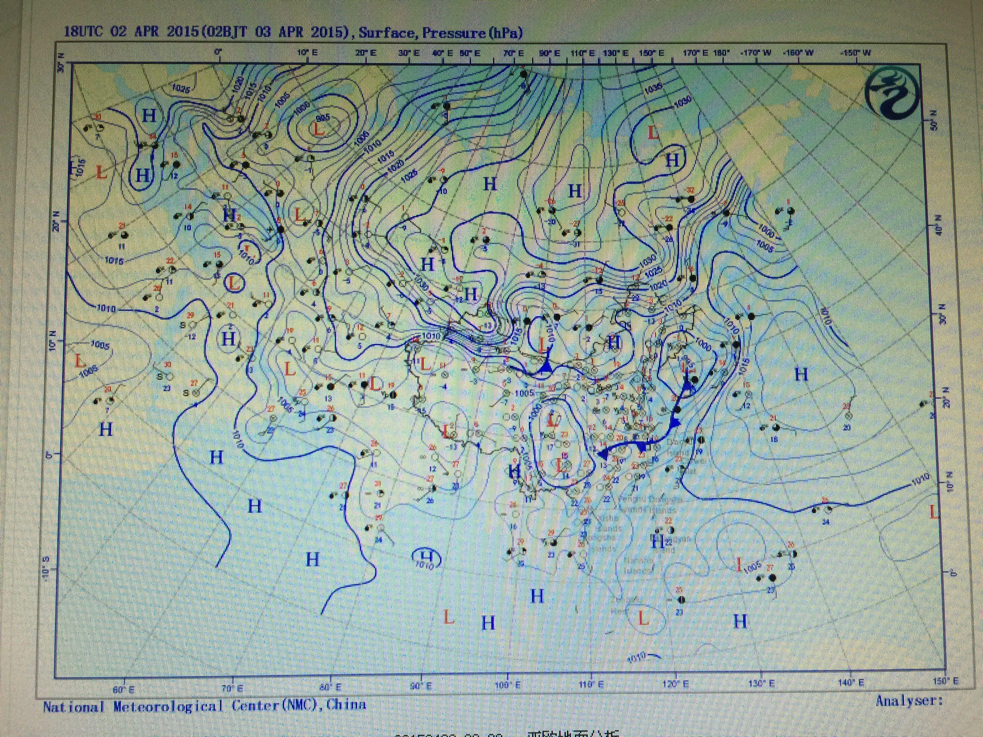 上海这几天的气温(2015年3\/4月交界)的剧烈变
