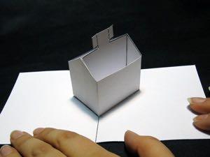 折叠粘贴型pop-up 通过凹凸折叠和粘贴,弹出效果更上一层(●ω●).
