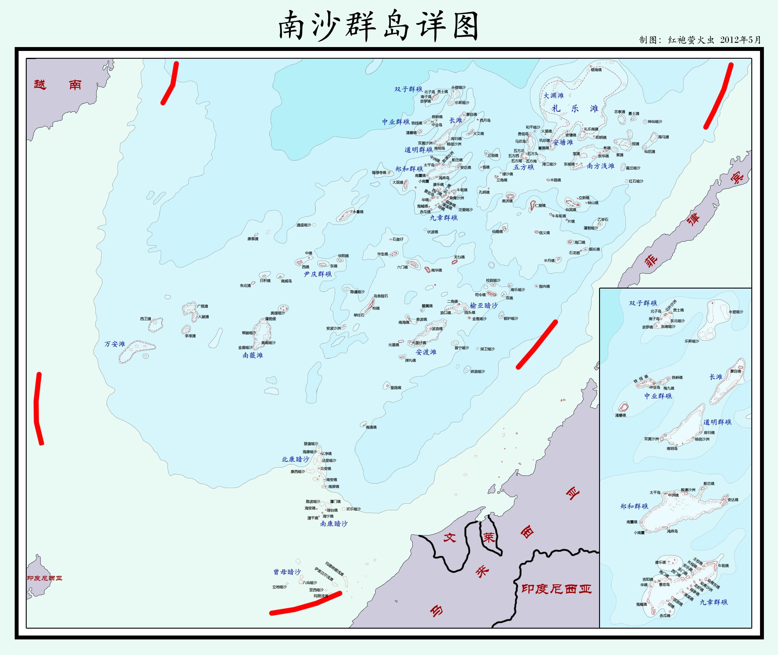 汇入南海的主要河流有珠江,韩江以及中南半岛上的红河,湄公河和湄南河