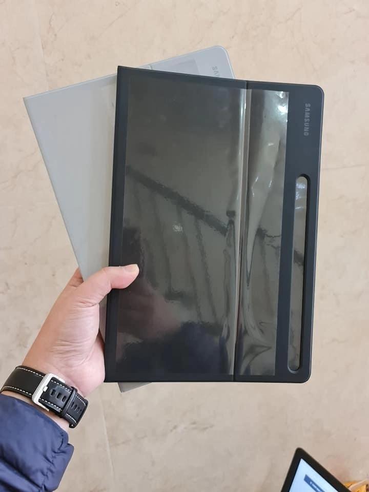 三星galaxytabs7s7原装灰色皮套图示