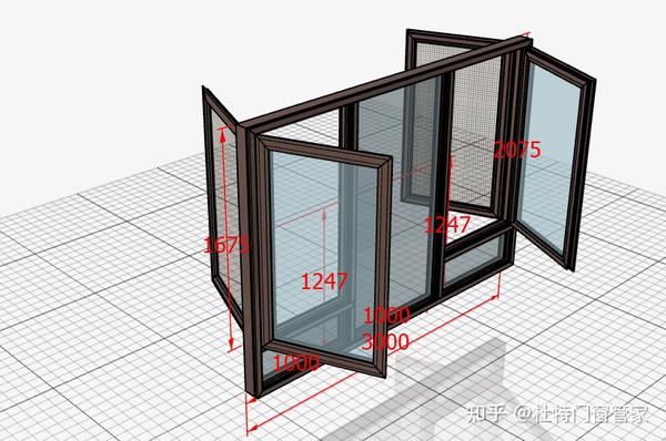 2021铝合金门窗计算软件3d门窗效果图软件下载