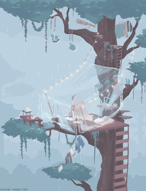 治愈插画师miena告诉我独处是一个人的盛世清欢