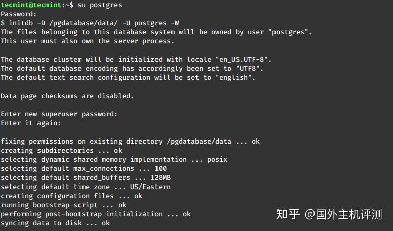 Linux Postgresql