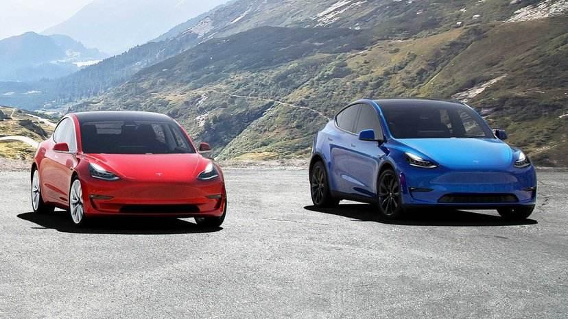 特斯拉modely,特斯拉modely前排 特斯拉modely对比model3速览