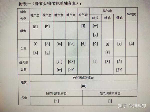 英语发音原理(44)——单辅音表