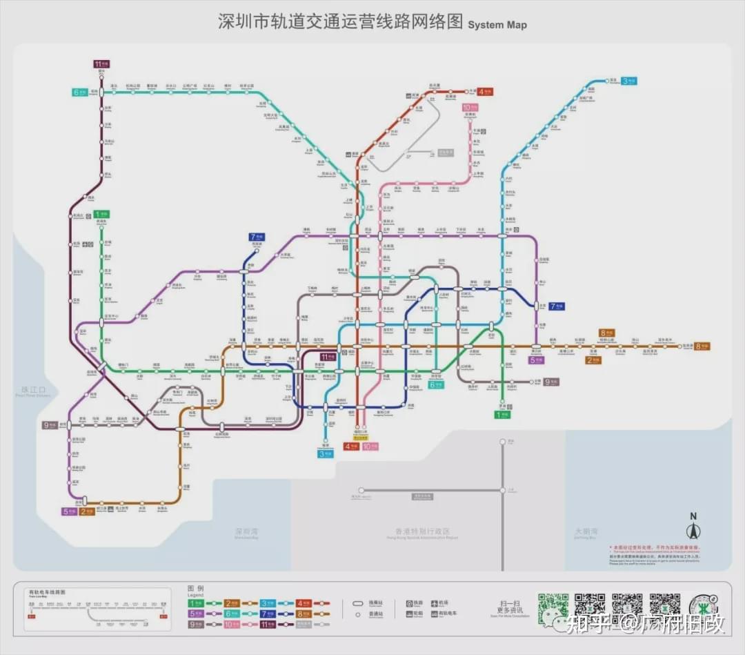 加上之前8月份开通的两条地铁线,今年深圳新开通了6条地铁线路,地铁