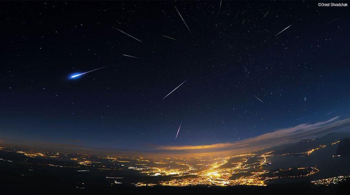 夏末八月夜,一起来看流星雨