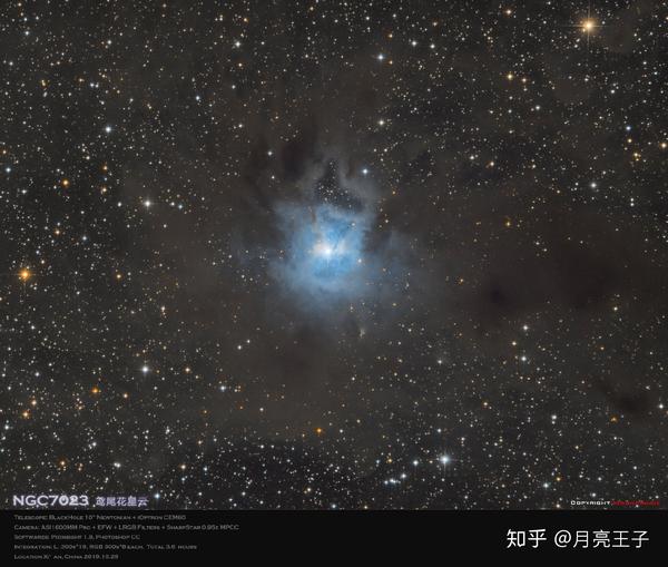 ngc7023 鸢尾花星云