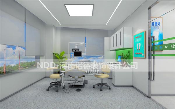 口腔诊所装修案例|口腔门诊设计效果图