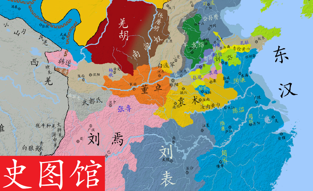 【史图馆】中国历代疆域变化新版19 戚宦相争