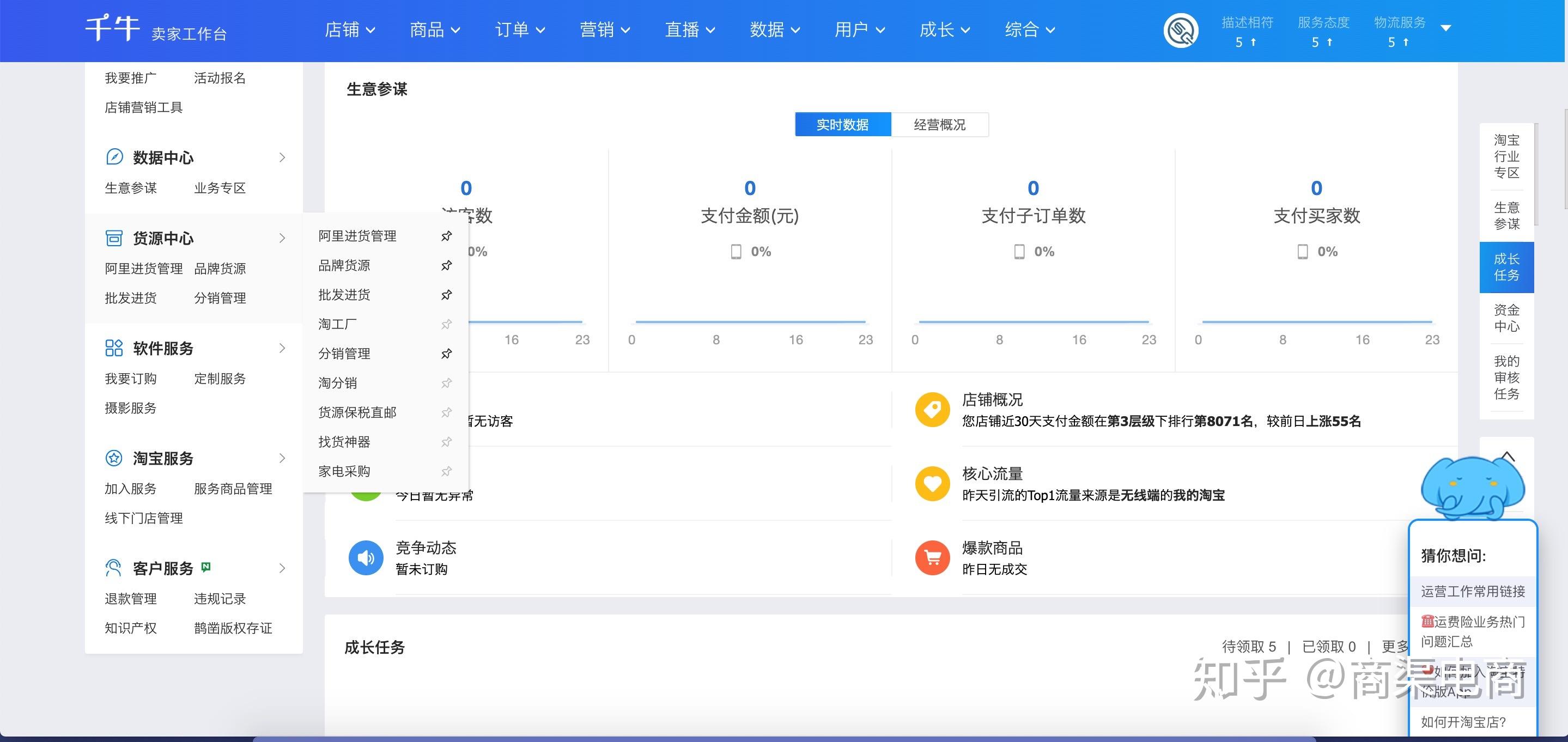 淘宝开店小白也能轻松上手第二篇淘宝后台介绍