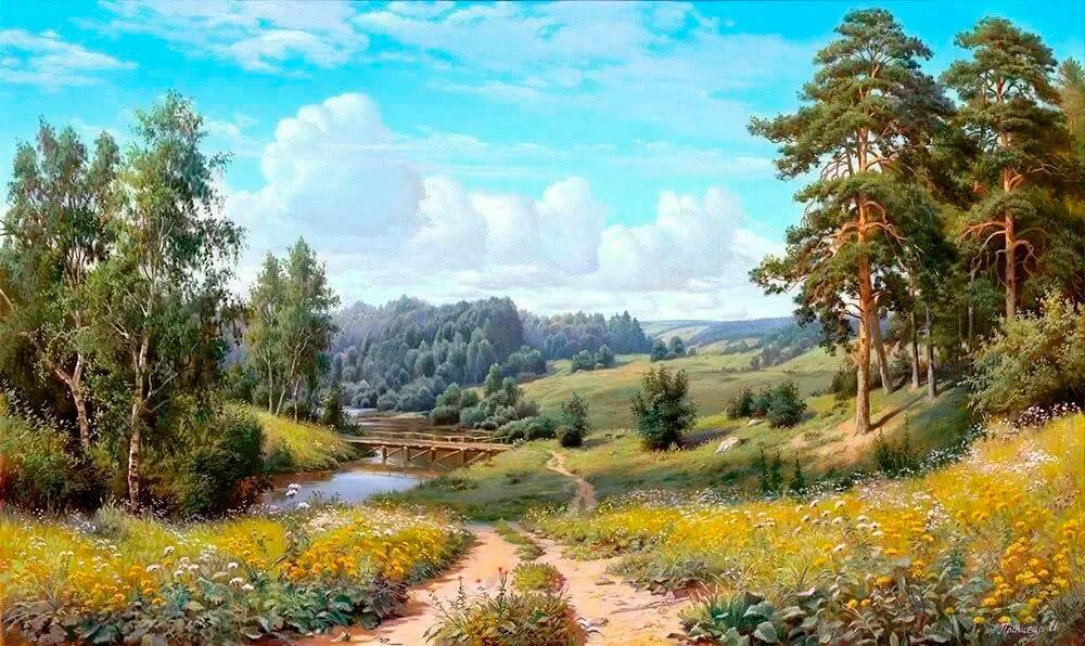 俄罗斯画家普利谢帕伊戈尔笔下的故乡风景