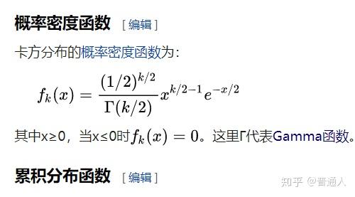 卡方分布怎么理解?