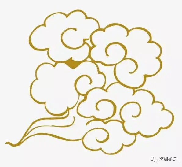 团云纹因形态多呈团团状,故得其名.