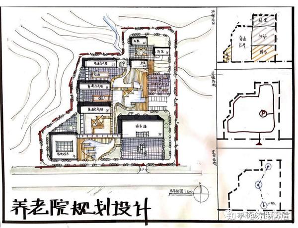 建筑讲堂02快题解析养老院规划设计