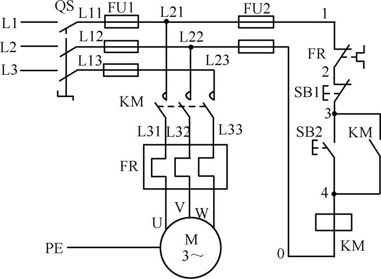 2 启动与点动控制电路 - 机床电气控制与 plc