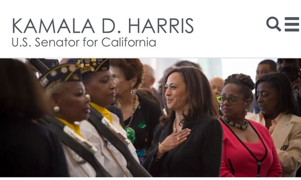 前不久,当加州的总检察长卡玛拉·哈里斯女士被拜登提名为竞选搭档