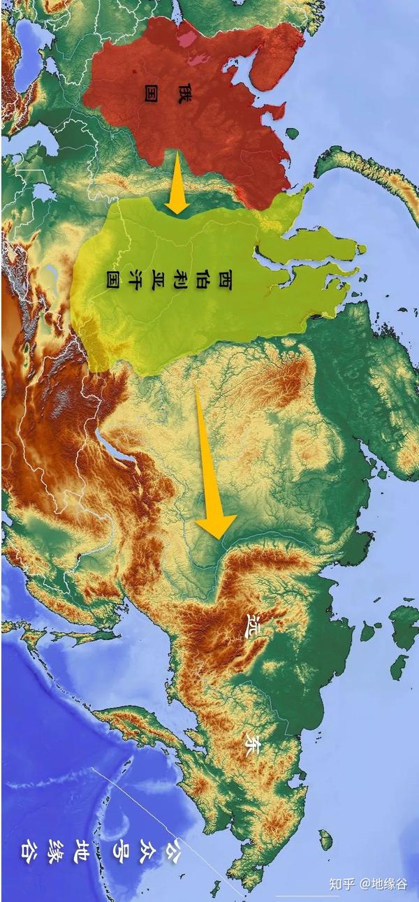 横亘在东欧与远东之间的 西伯利亚汗国首先挡住了俄罗斯的铁蹄.