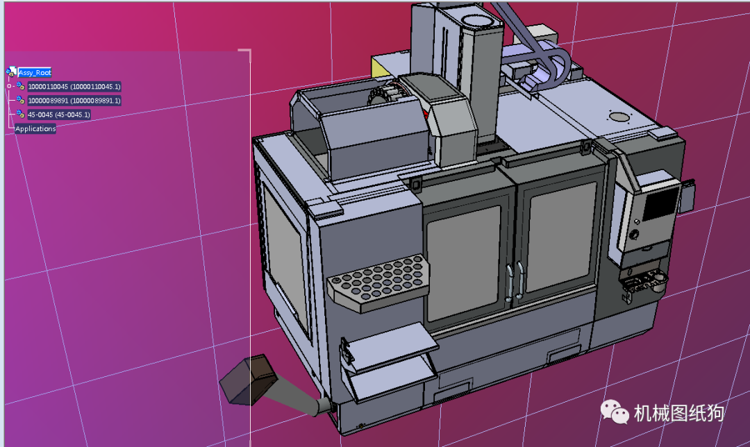 【工程机械】haas 哈斯 vf-4 立式数控加工中心模型3d图纸 step格式