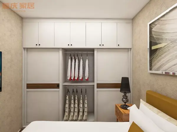 嵌入式衣柜这样设计,卧室像多了3㎡