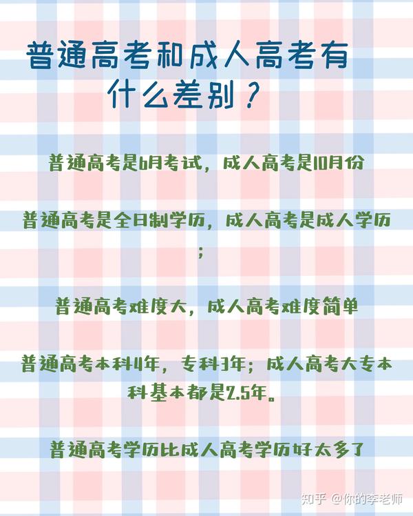 成人高考注意事项
