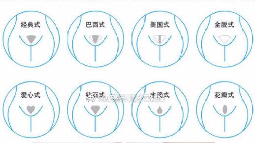 女性私密阴毛都长什么样子?