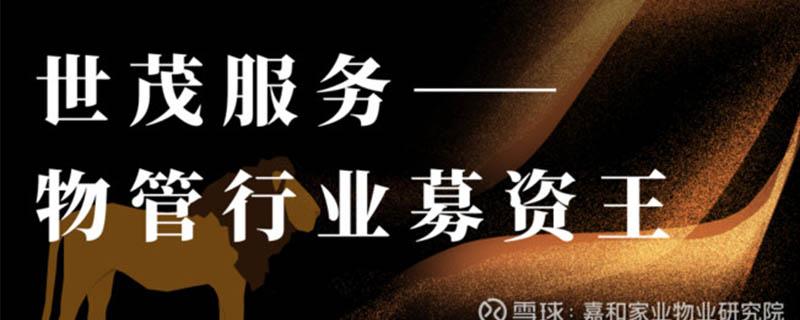 上市解读 | 世茂服务:物管行业募资王