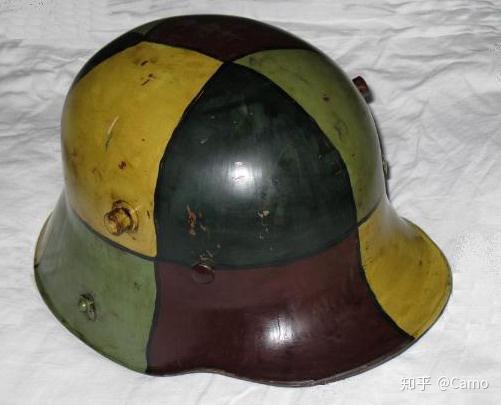 一战德国钢盔迷彩伪装-3