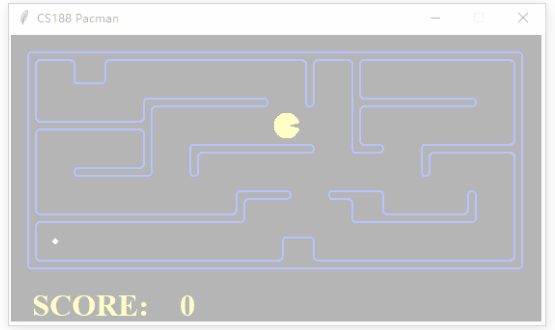 $ python pacman.py -l smallmaze -z 0.