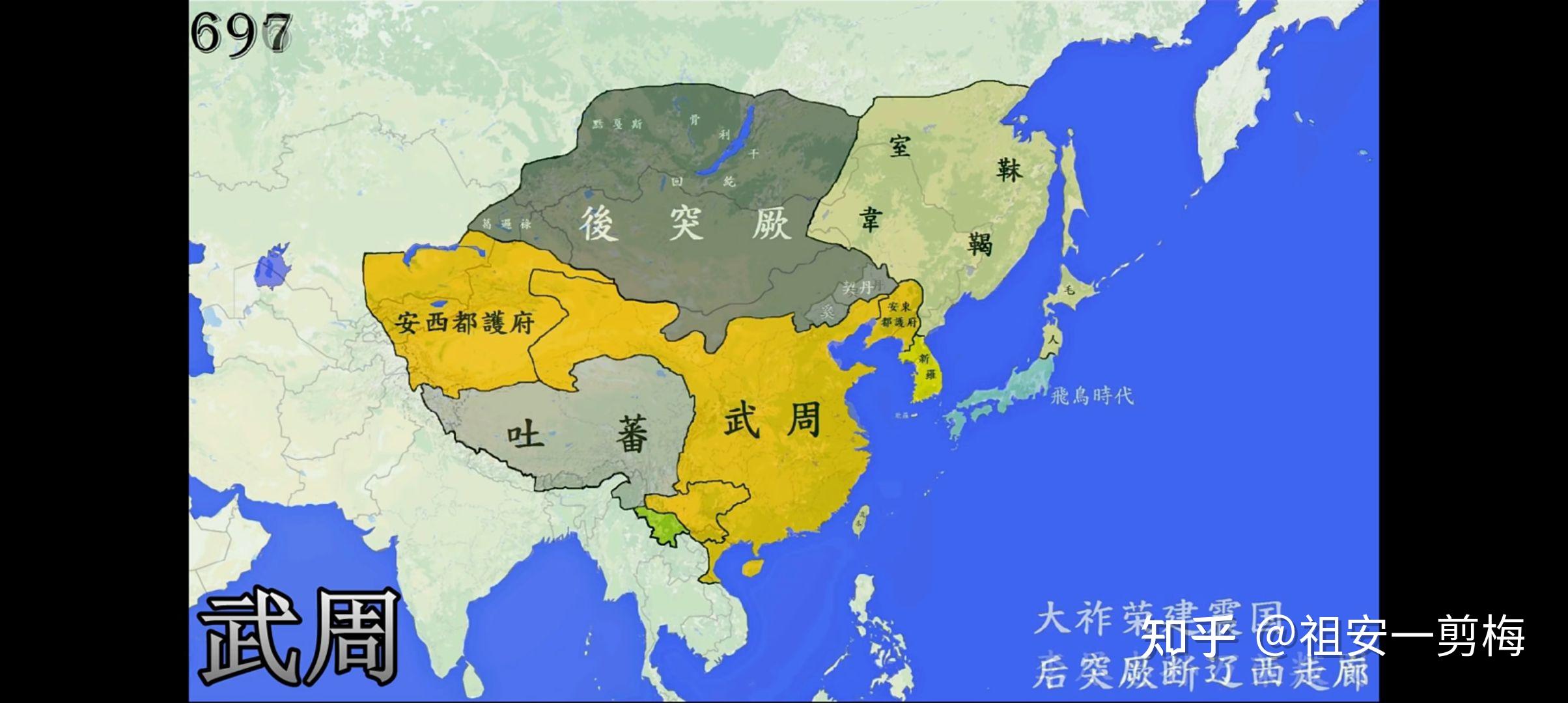 武周的领土面积究竟有多大
