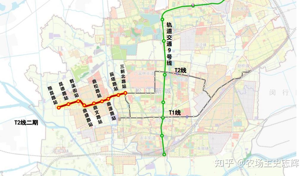 上海市松江区部分交通类专项规划集锦12号线西延伸年内动工沪松快速路