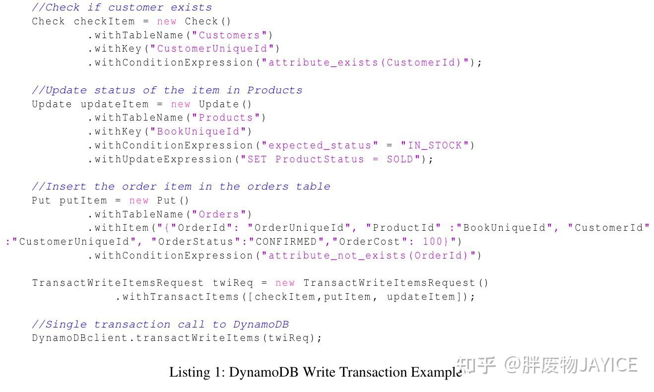 论文笔记 Distributed Transactions at Scale in Amazon DynamoDB 知乎