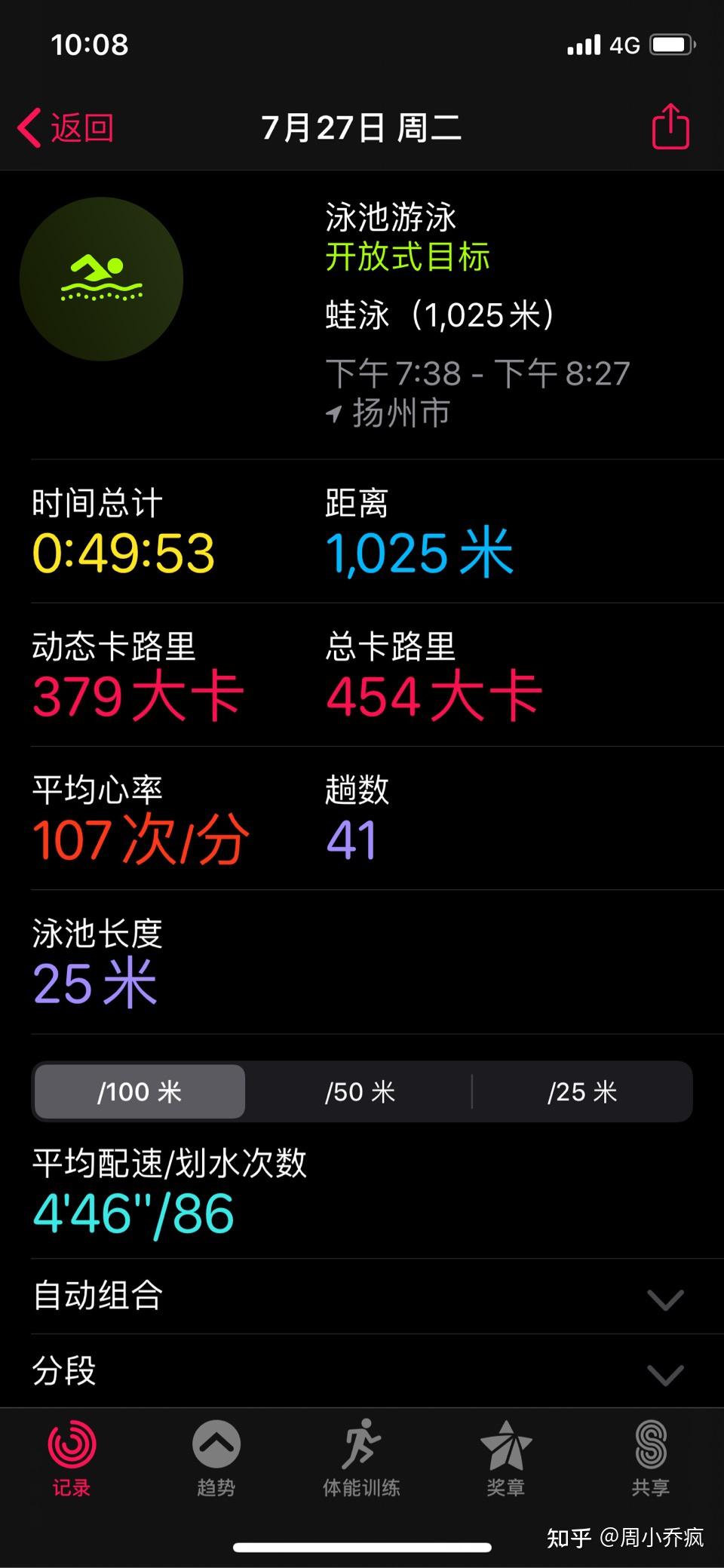 蛙泳游了1000米用了四十分钟大概消耗多少能量