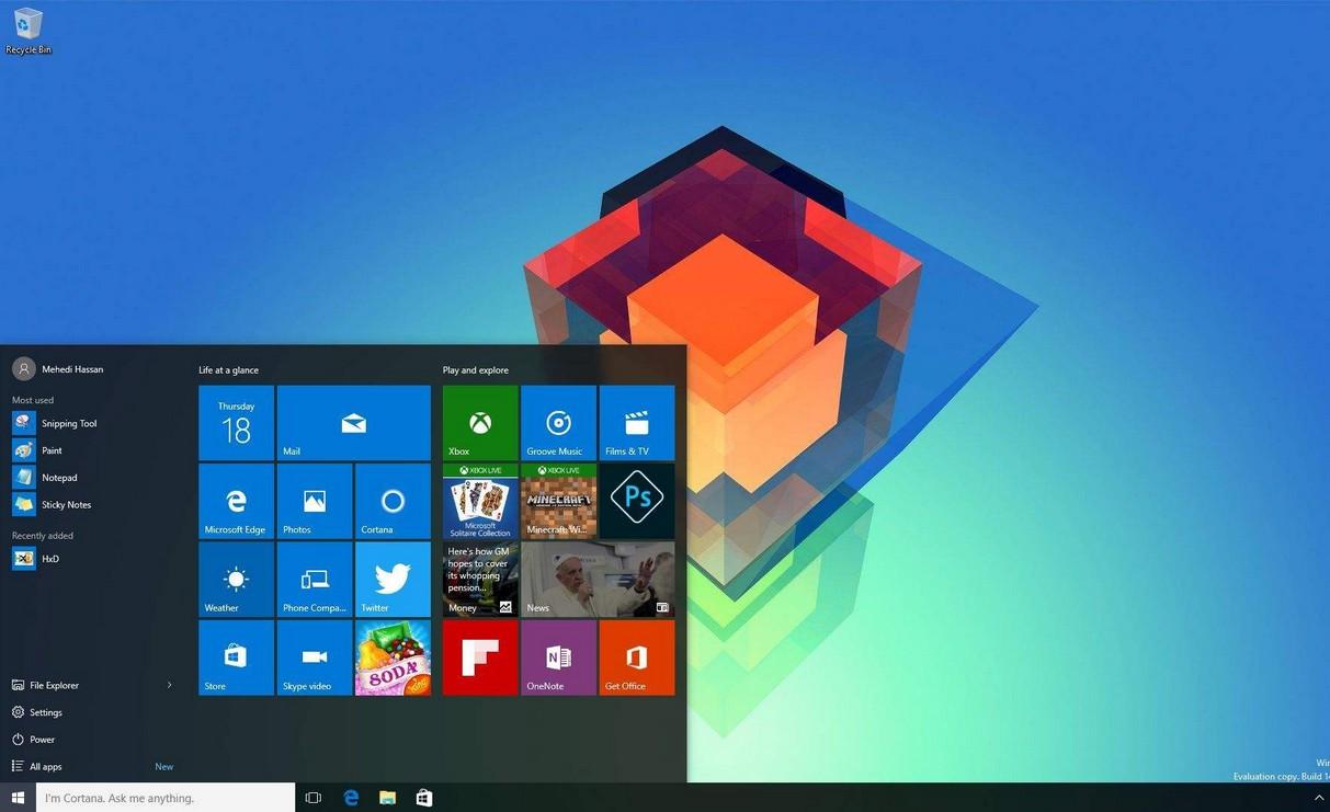 win10电脑主题壁纸,电脑桌面壁纸win10 旧电脑福音3步制作win10精简版运行比win7还快简直不要太香