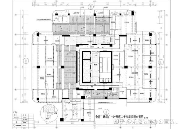 办公楼平面布置设计图