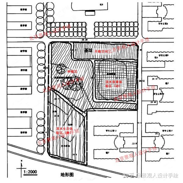 校园绿地设计方法—以华中农2012年风景园林初试试题为例!