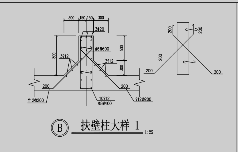 【每日练习】剪力墙墙柱的类型-扶壁柱