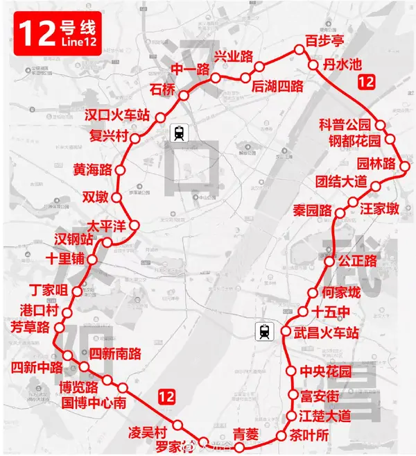 轨道交通12号线三期:由青菱至复兴村,全长22.67公里,设站14座.