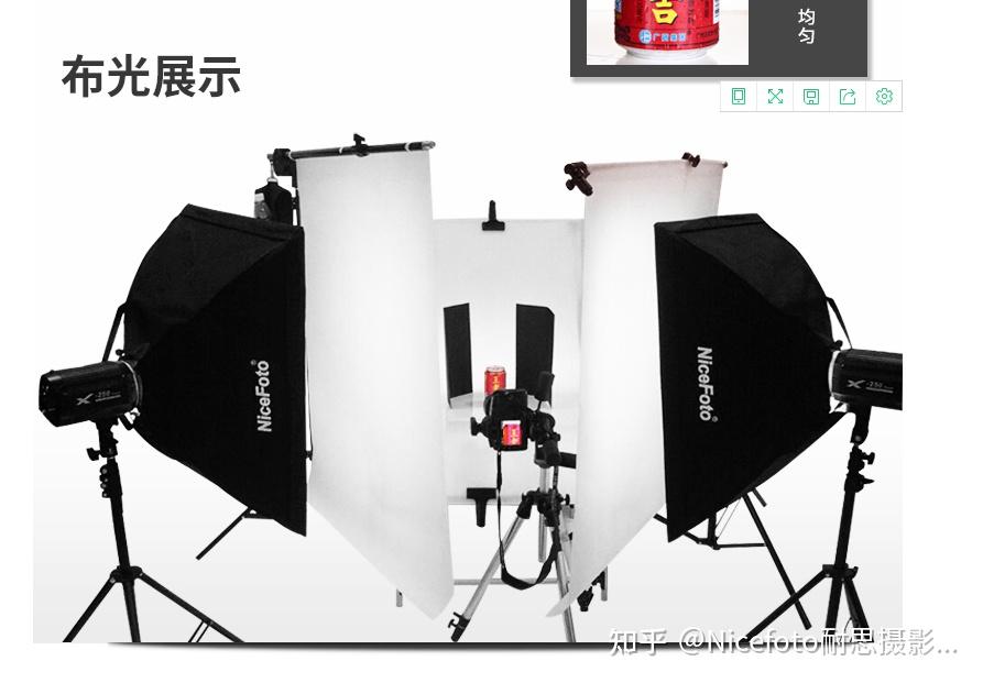 摄影灯光中各个配件有那种作用?