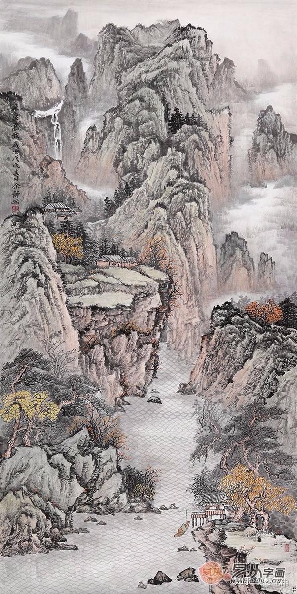 中国美术家协会会员|当代实力派画家余静山水画大鉴赏