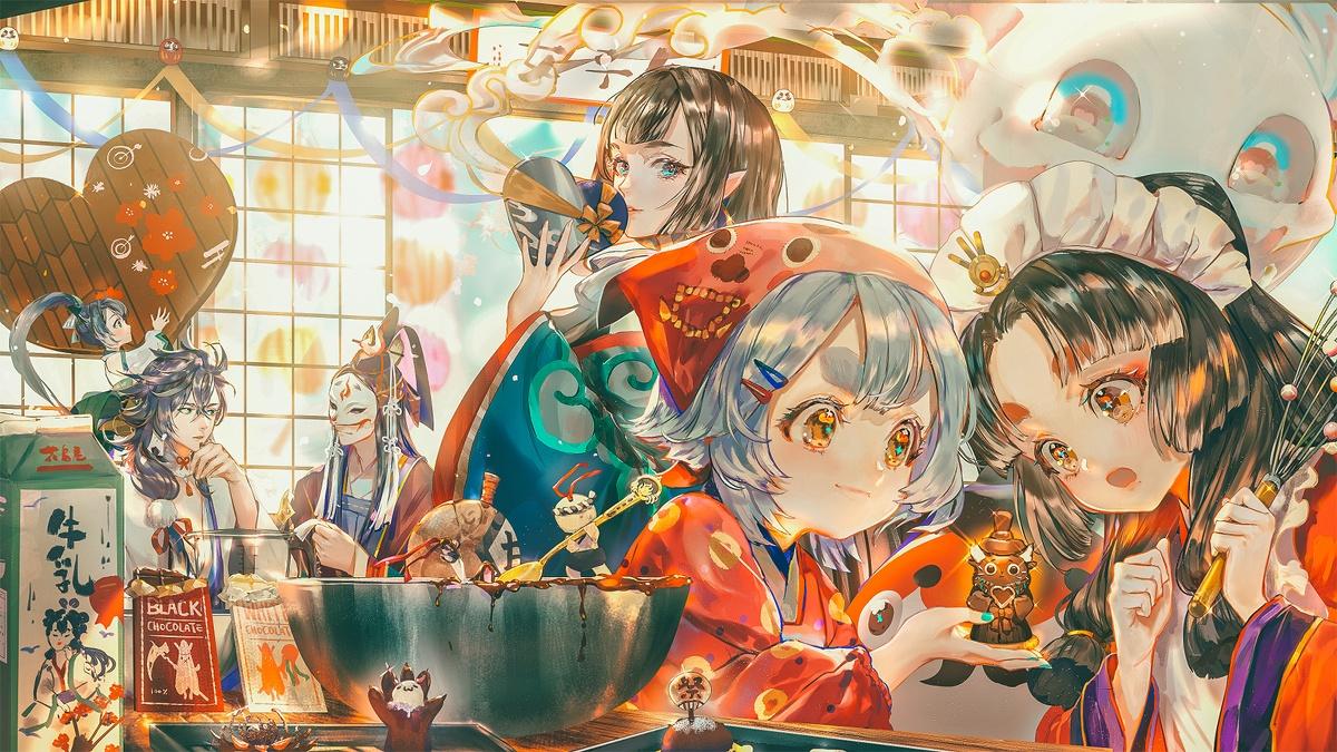 绝美色彩,say hana画师作品集