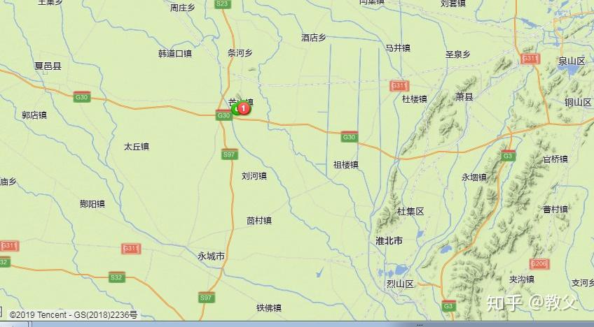 芒砀山其实很低,海拔才一二百米,但是在豫东平原这个地方,这点高度就