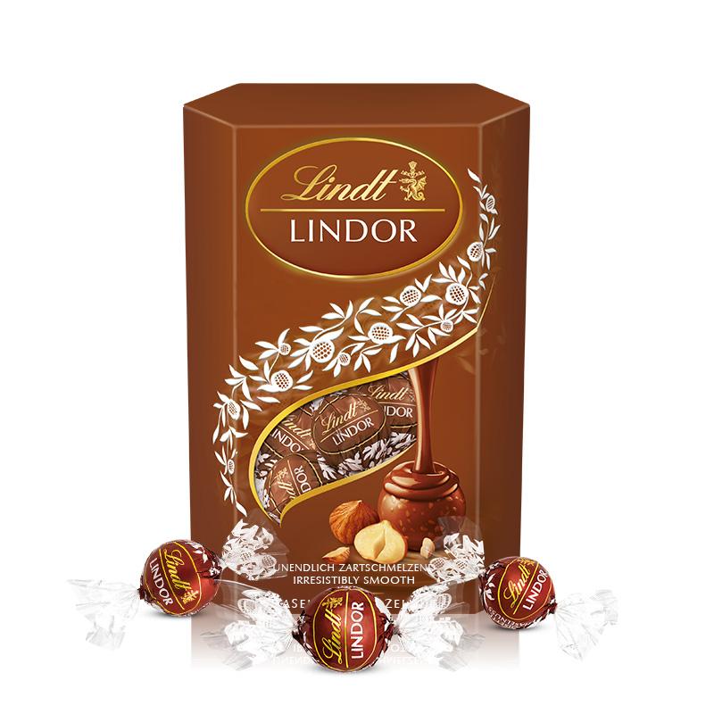 原价$149现价$139瑞士莲lindt瑞士莲软心榛仁巧克力乐享装500g