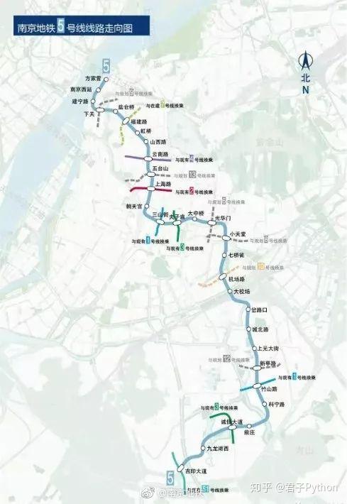 终于浦洲路站 线路全长27公里 计划四季度开工,2023年完工 南京地铁5
