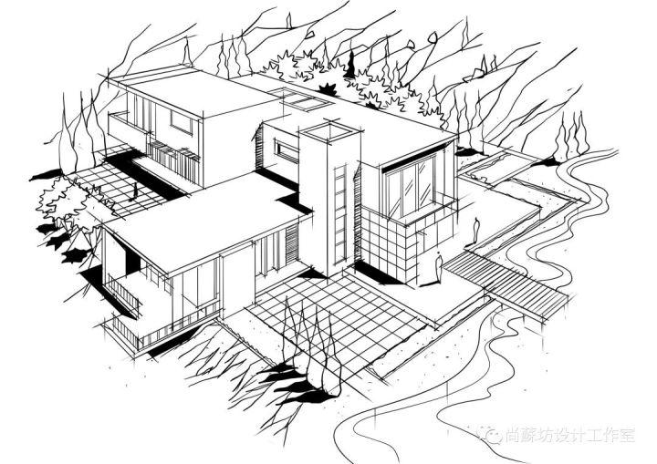 【手绘提高】最详细建筑快题鸟瞰图画法解析