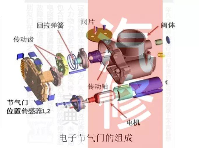 汽车发动机知识电子节气门的检测方法图解