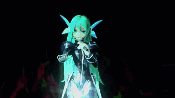 全息投影的虚拟歌手初音未来(初音ミク)的演唱会