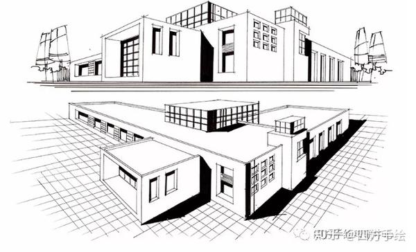 建筑学考研快题手绘技巧分析之如何做好建筑剖面空间设计?