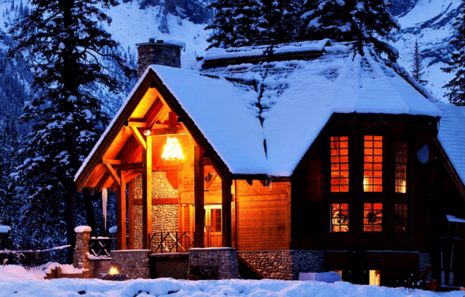 一定要住一回雪中的木屋